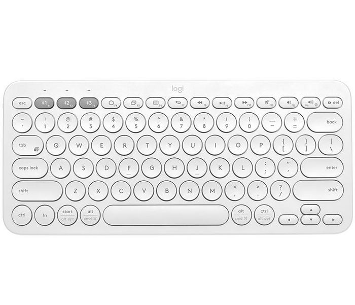 Logitech K380 Multi-Device keyboard Bluetooth QWERTZ German White - W127299166
