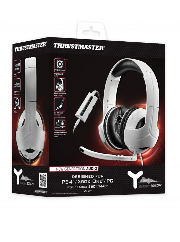 Thrustmaster Y-300Cpx Headset Wired Head-Band Gaming White - W128320682