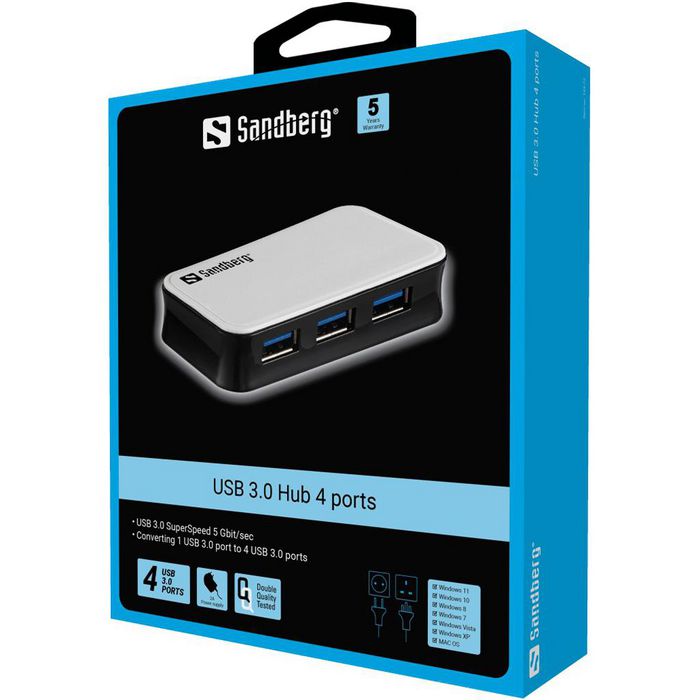 Sandberg USB 3.0 Hub 4 ports - W124700715
