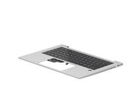 HP Top Cover W/Keyboard CP BL SR INTL - W127072127