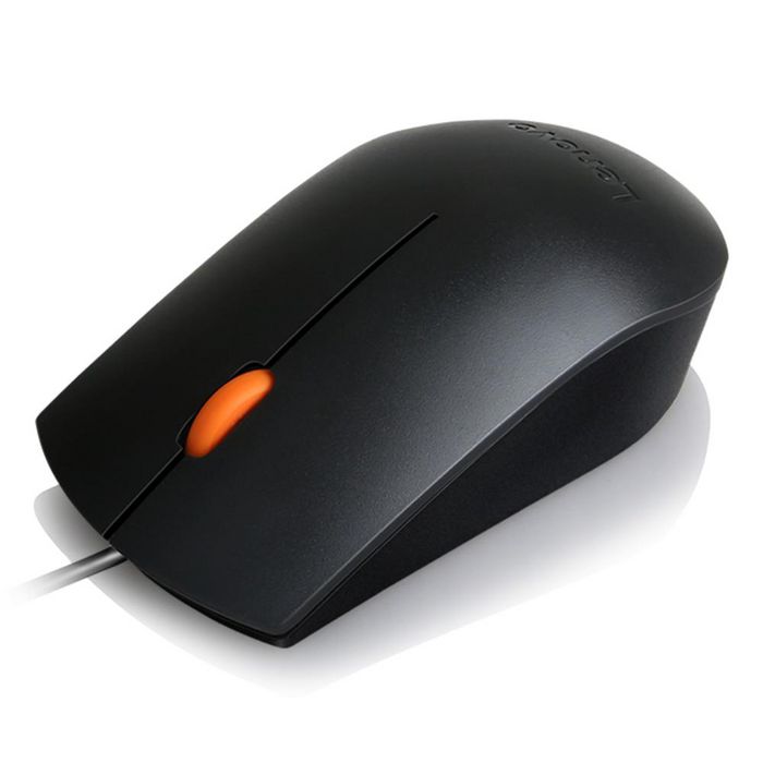Lenovo Mouse Ambidextrous - USB Type-A - 1600 DPI - Black - W127352467