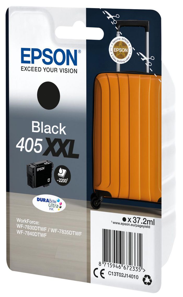 Epson 405XXL ink cartridge 1 pc(s) Original Extra (Super) High Yield Black - W127349915