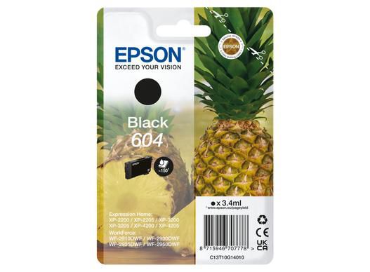 Epson 604 ink cartridge 1 pc(s) Original Standard Yield Black - W127349966