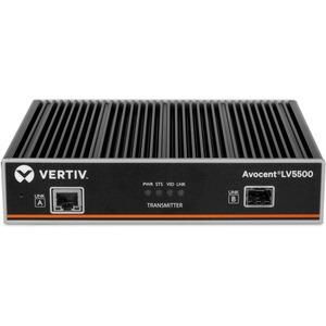 Vertiv LongView Single-head DP Extender, 4K60 video, Local Pass Through, USB2.0, audio, CATx or fiber (Receiver) - W127352862