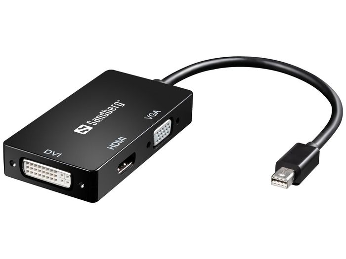 Sandberg Adapter MiniDP>HDMI DVI VGA - W124323105