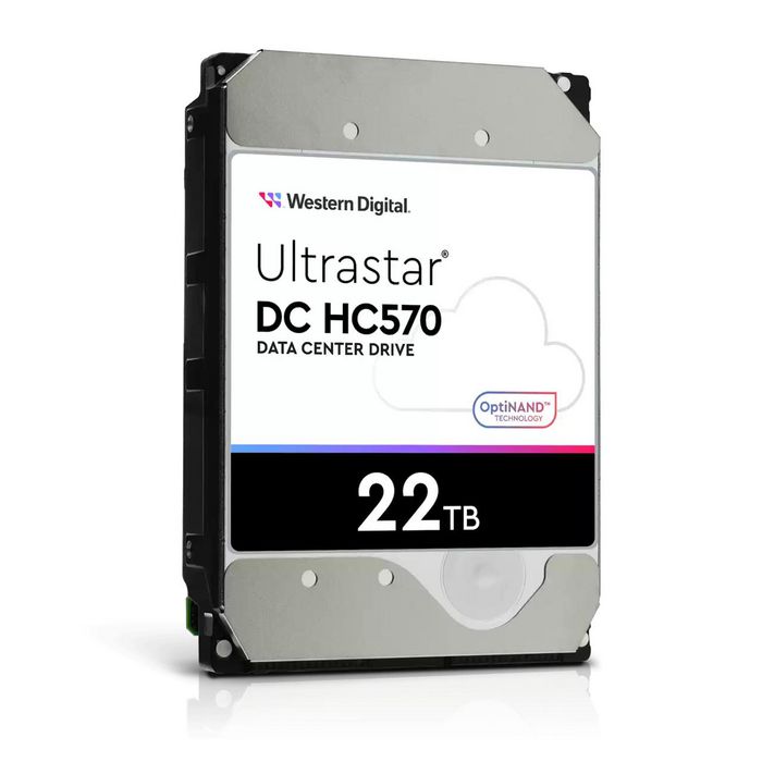 Western Digital Ultrastar DC HC570 3.5" 22000 GB Serial ATA III - HC570 WUH722222ALE6L4 7200RPM Desktop HDD - W127381036