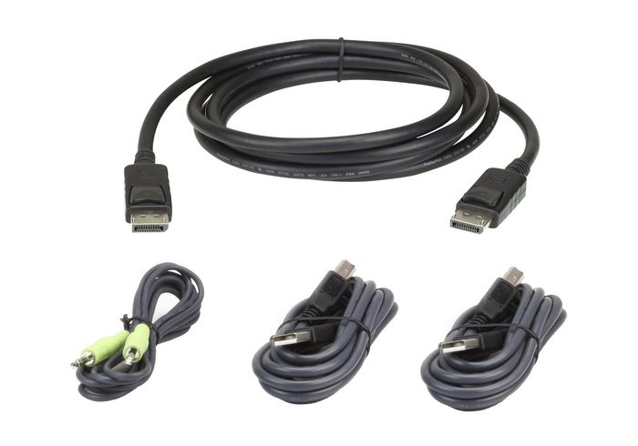 Aten Kit de câbles KVM sécurisé DisplayPort USB 3 M - W124708031