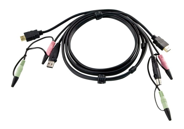 Aten Câble KVM HDMI USB 1,8m avec audio - W124791357