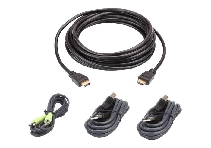 Aten Kit de câbles KVM sécurisé HDMI USB 3 M - W124807709