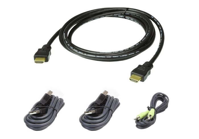 Aten Kit de câbles KVM sécurisé HDMI USB 1,8 M - W125090942