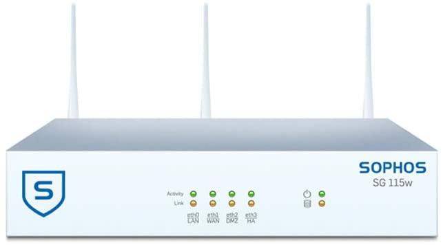 Sophos SG 115w rev.3 Security Appliance WiFi (EU/UK/US power cord) - W127315606