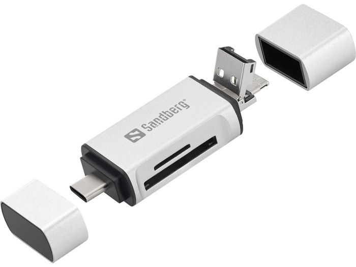 Sandberg Card Reader USB-C USB MicroUSB - W125286519