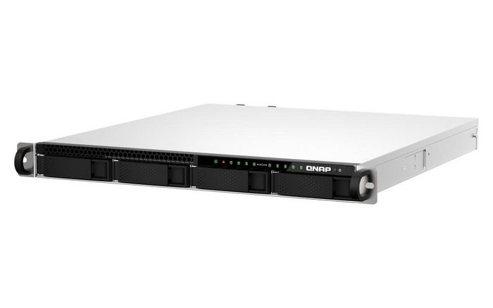 QNAP E-2334 4 cores / 8 threads 3.4 GHz processor (boost up to 4.8 GHz), 16 GB ECC DDR4, 4 x 2.5"/3.5" SATA 6Gbps HDD/SSD + 5 x 2.5" U.2 NVMe/SATA 6Gbps, 2 x 10GBASE-T, 2 x 2.5GbE, 4 x USB 3.2 Gen2 ( USB-A), 1 x PCIe Gen4 x8, 550W redundant power supply, QuTS hero O.S. with ZFS, deduplication, compress, snapshots, optional fibre channel FC support - W127153793