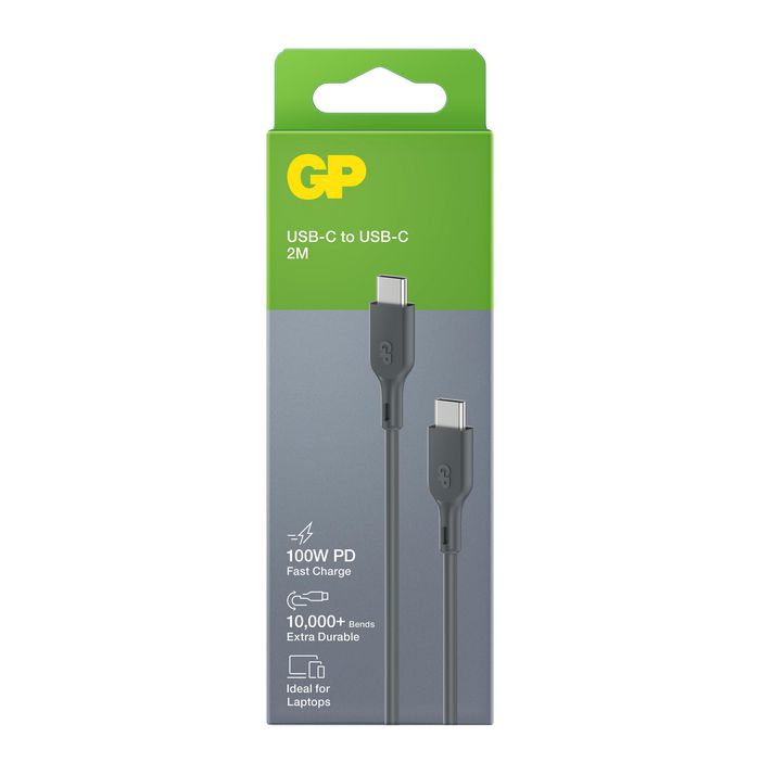 GP Batteries GP USB cable CC2P, USB-C to USB-C, 2m - W127090667
