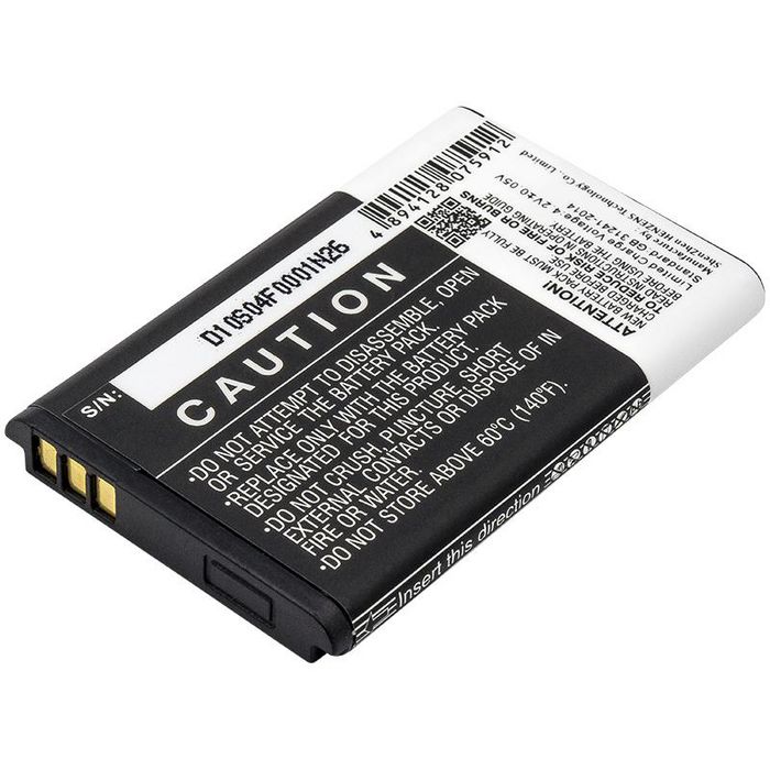 CoreParts Battery for Remote Control 4.44Wh Li-ion 3.7V 1200mAh Black for LeTV Remote Control RC60Tp6, S40, S50, SRC, X50, X60 - W125993866
