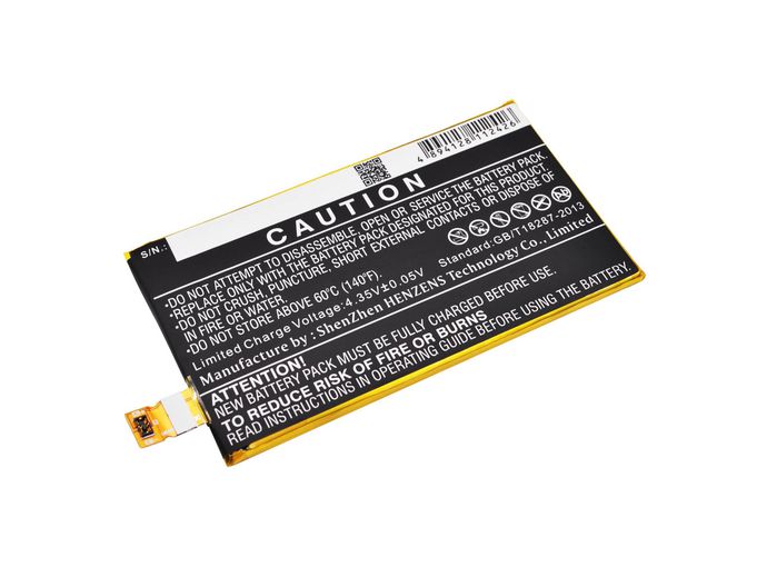 CoreParts Battery for Sony Ericsson 9.88Wh Li-ion 3.8V 2600mAh, for E5803, E5823, F3211, F3212, F3213, F3215, F3216, F5321, S50, Xperia X Compact, Xperia XA Ultra, Xperia XA Ultra Dual Sim, Xperia XA Ultra LTE, Xperia Z5 Compact, Xperia Z5c, S50, SO-02H, Xperia XA Ultra, Xperia XA Ultra Dual Sim, Xperia XA Ultra LTE, Xperia Z5 Compact, Xperia Z5c - W125263501