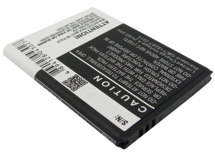 CoreParts Battery for Samsung Mobile 5.0Wh Li-ion 3.7V 1350mAh, for Ace, Cooper, Galaxy Ace, Galaxy Fit, Gio, M Pro, Pro, S Mini, GT-B7510, GT-B7800, GT-S5660, GT-S5660C, GT-S5670, GT-S5830, GT-S5830i, GT-S5830T, GT-S5830T Galaxy S Mini, GT-S5831, GT-S5831I, GT-S5838, GT-S6812i, GT-S6818, GT-S6818V - W125064023