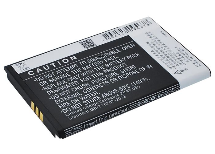 CoreParts Battery for ZTE Mobile 5.18Wh Li-ion 3.7V 1400mAh, U809, V809 - W124564245