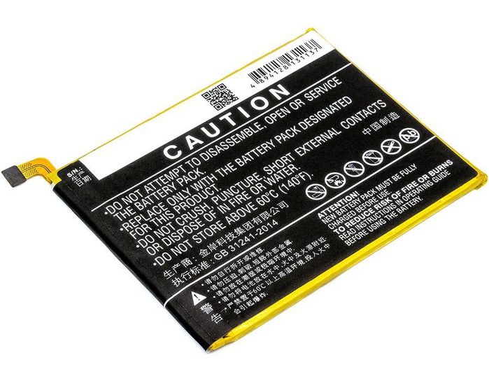 CoreParts Battery for ZTE Mobile 10.26Wh Li-ion 3.8V 2700mAh, BLADE V8, BV0800 - W124664192