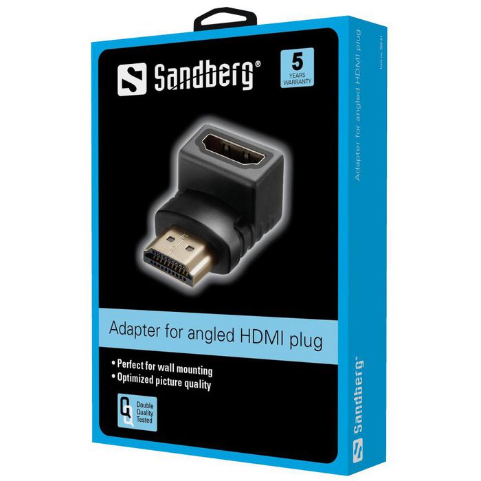Sandberg HDMI 2.0 angled adapter plug - W125122838