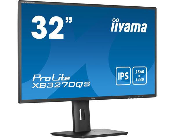 iiyama A height adjustable 32” IPS Panel Technology monitor featuring WQHD resolution - W128151114