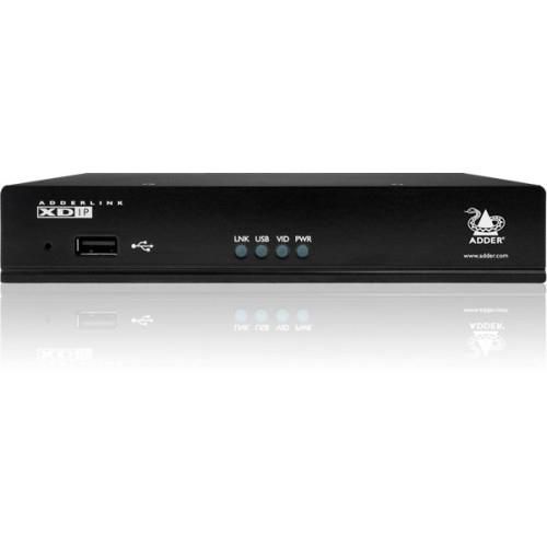 Adder Single Link with POE HDMI & USB Extender over IP with PSU and UK power lead - W128151142