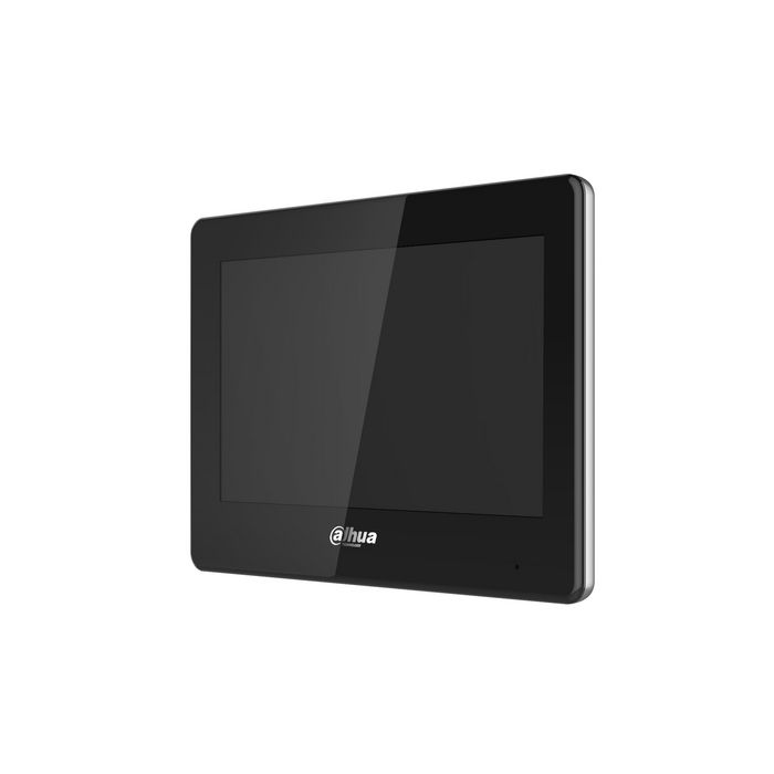 Dahua Monitor interior con pantalla táctil 7" para videoportero IP, audio bidireccional, PoE, negro - W126111399