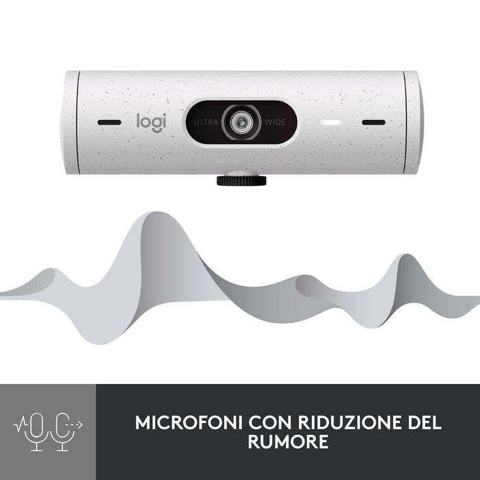 Logitech Brio 500 webcam 4 MP 1920 x 1080 pixels USB-C White - W128163428