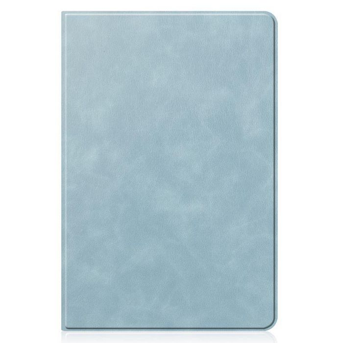 CoreParts Samsung Galaxy Tab S6 Lite 2020-2022 Cowhide Pattern Cover with Front Support Bracket Built-in S pen Holder with Auto Wake Function - Sky Blue - W128163568
