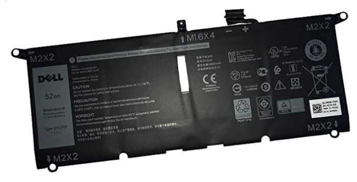Dell Dell Battery, 52 WHR, 4 Cell, Lithium Ion - W125960146