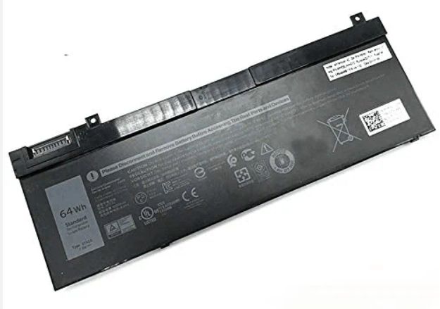 Dell Battery, 64WHR, 4 Cell, Lithium Ion - W125713126
