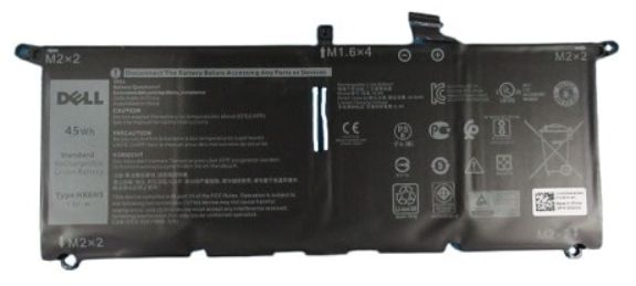 Dell Battery, 45WHR, 4 Cell, Lithium Ion - W125662902