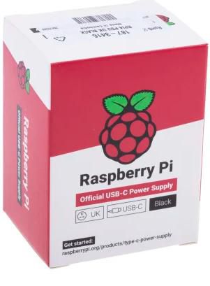 Raspberry Pi 5.1V dc AC/DC-adapter,3A, 15.W, USB-C - W125778843