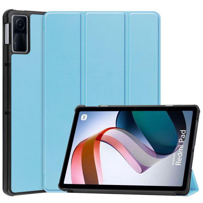 CoreParts Cover for Xiaomi Redmi Pad 10.61 2022. Tri-fold Caster Hard Shell Cover with Auto Wake Function - Sky Blue - W128169303