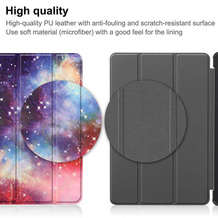 CoreParts Cover for Xiaomi Redmi Pad 10.61 2022. Tri-fold Caster Hard Shell Cover with Auto Wake Function - Galaxy Style - W128169313