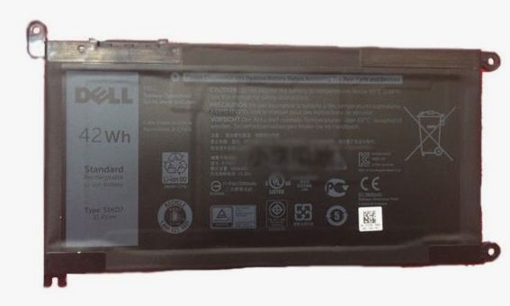 Dell Dell Battery, 42 WHR, 3 Cell, Lithium Ion - W125335554