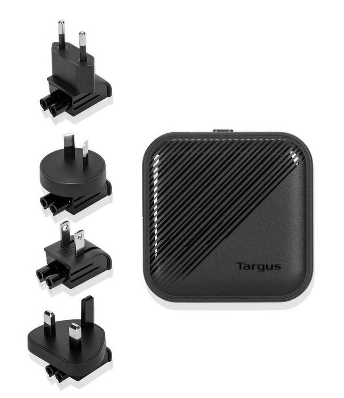 Targus 65 W Gan Charger - Multi port - with travel adapters - W128170455