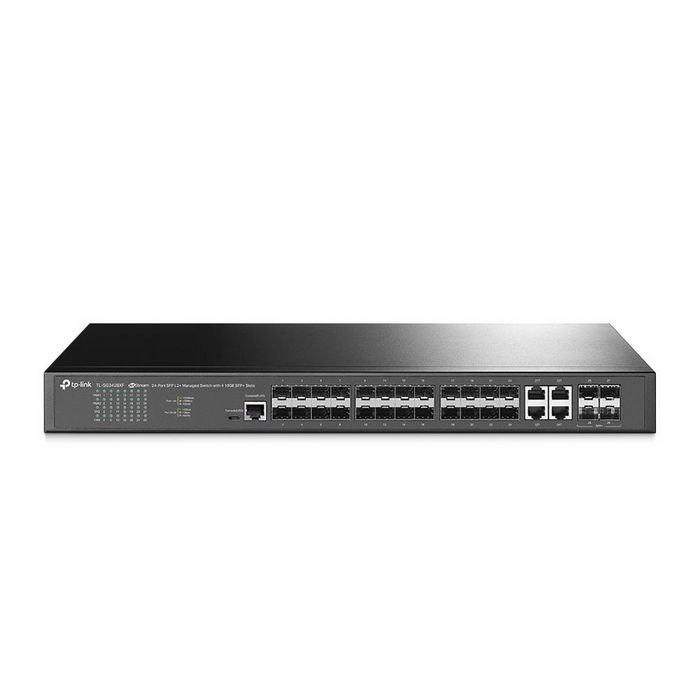 TP-Link JetStream 24-Port SFP L2+ Managed Switch with 4 10GE SFP+ Slots - W128171937