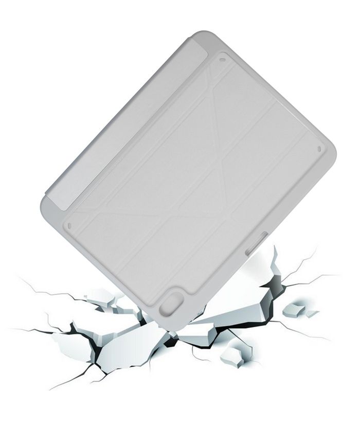 eSTUFF DALLAS Origami Pencil Case for iPad 10.9 10th gen 2022 - Silver - W127279870