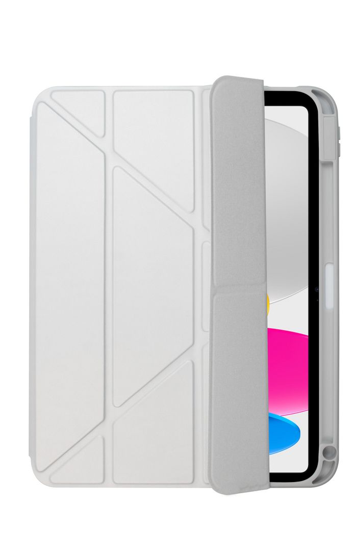 eSTUFF DALLAS Origami Pencil Case for iPad 10.9 10th gen 2022 - Silver - W127279870