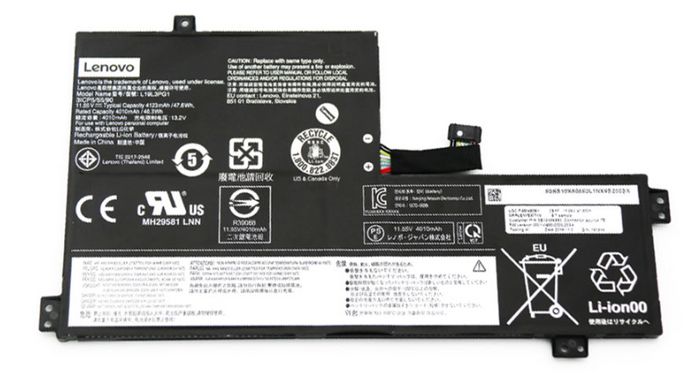 Lenovo Battery L19C3PG1 11.52V 47WH 3 Cell - W125687183