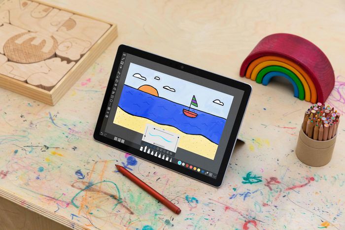 Microsoft Surface Go 3 64 GB 26.7 cm (10.5") Intel® Core™ i3 4 GB Wi-Fi 6 (802.11ax) Windows 11 Pro Platinum - W128173316