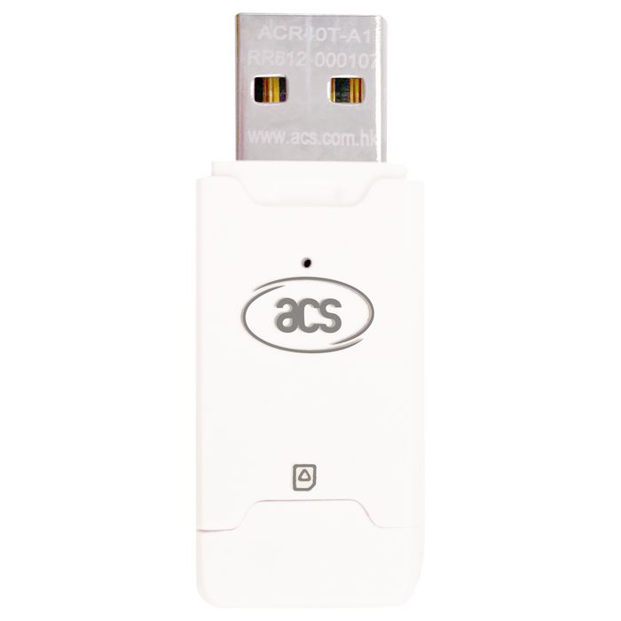 ACS ACR40T Type-A USB SIM-Sized Smart Card Reader - W128177570