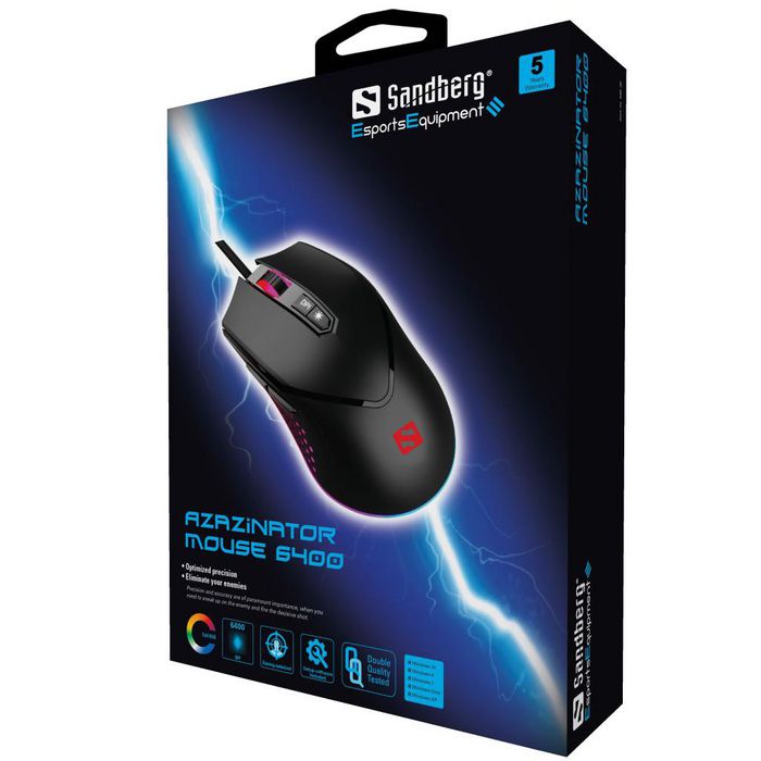 Sandberg Azazinator Mouse 6400 - W125873414