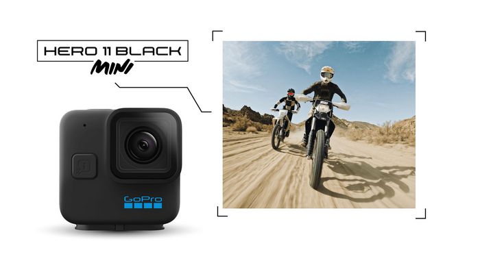 GoPro HERO11 Black Mini caméra pour sports d'action 27,6 MP CMOS 25,4 / 1,9 mm (1 / 1.9") Wifi - W128181380