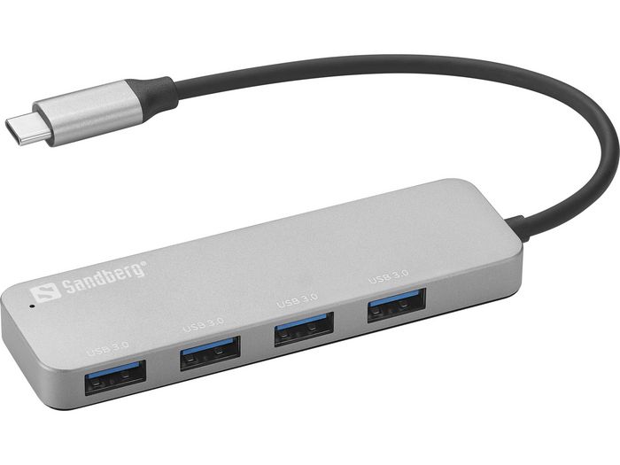 Sandberg USB-C to 4 x USB 3.0 Hub SAVER - W125648776