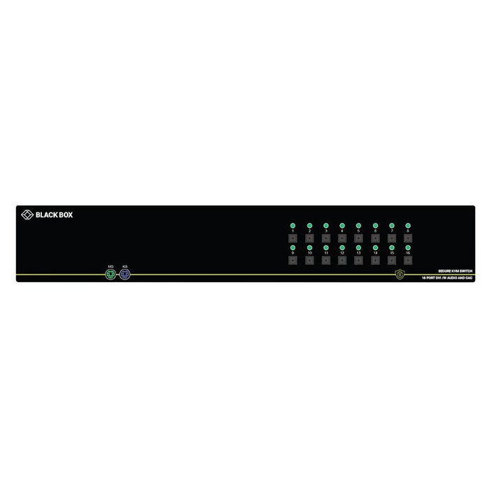 Black Box SECURE KVM SWITCH, SH, 16-PORT, DVI-I, USB, CAC - W126135263