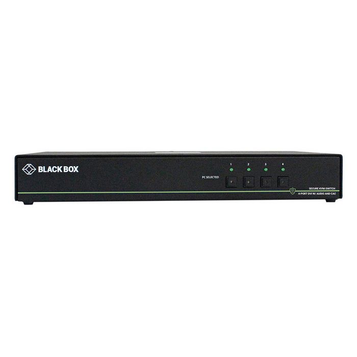 Black Box SECURE KVM SWITCH, SH, 4-PORT,DVI-I,USB,CAC - W126135289