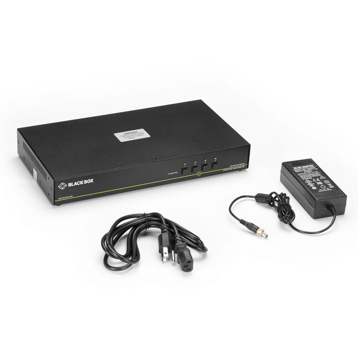 Black Box SECURE KVM SWITCH, SH, 4-PORT,DVI-I,USB,CAC - W126135289