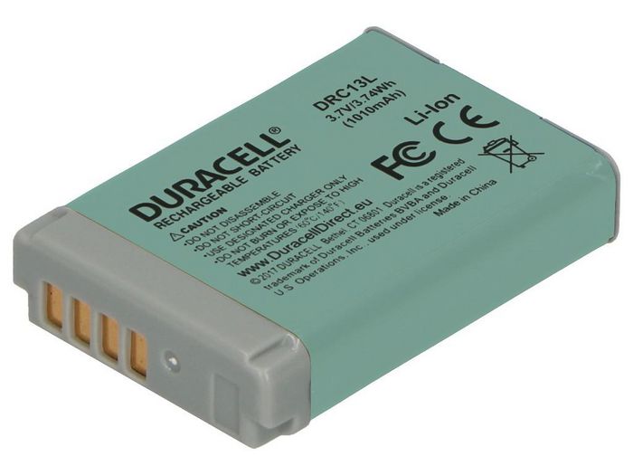 Duracell Duracell Digital Camera Battery 3.7V 1010mAh replaces Canon NB-13L Battery - W124448620